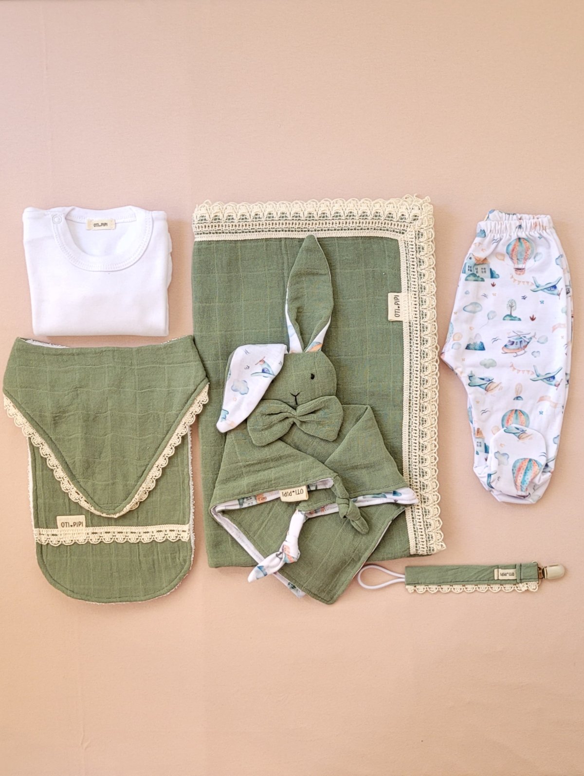 Set de nacimiento Verde